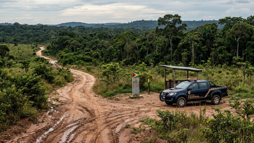 Fronteira de Roraima: operação da PF contra migração irregular acende alerta sobre crimes entre Brasil e Guiana